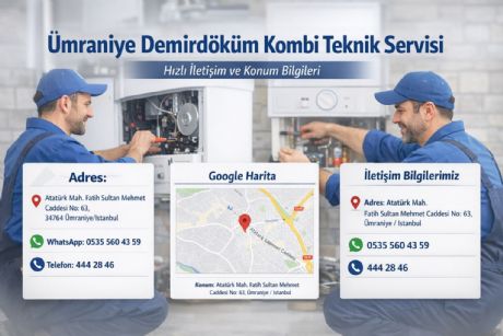 Ümraniye Demirdöküm Kombi servisi